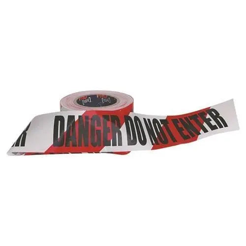 Pro Choice "Danger Do Not Enter" On Red/white Hazard Tape - DDNET10075 Pro Choice